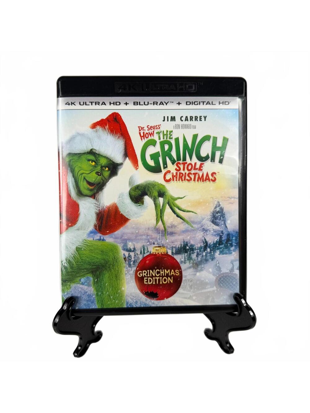 How The Grinch Stole Christmas 4K + Blu-Ray (2000 ONLY) + Digital Download Slip